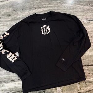 Reform Los Angeles Black Heavyweight Long Sleeve Men's Shirt